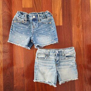 Girls Denim Shorts 2 Pack | Cat & Jack | Gap | Size 7